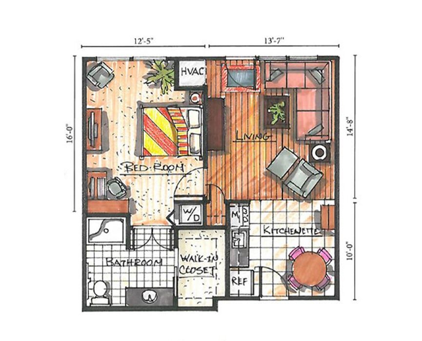 The Adams Floorplan